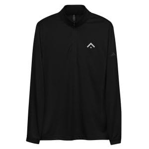 White - Advocate Arrow Quarter Zip Pullover