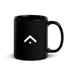 White - Advocate Arrow Black Mug