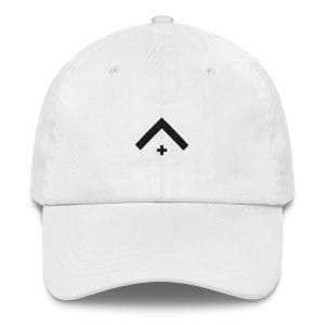 Black - Advocate Arrow Embroidered Dad Hat