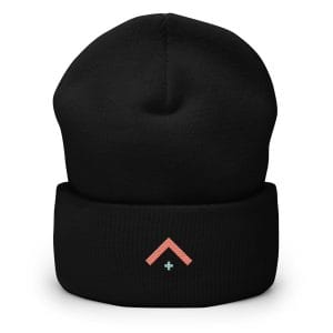 Patient - Advocate Arrow Embroidered Cuffed Beanie