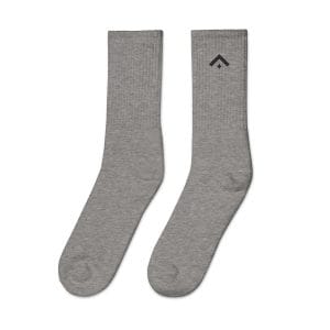 Black - Advocate Arrow Embroidered Socks
