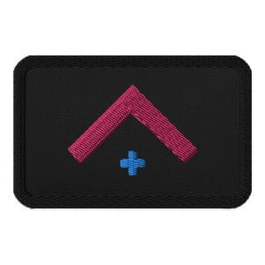 Patient - Advocate Arrow Embroidered Patch