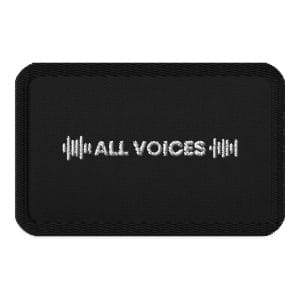 All Voices Embroidered Patch