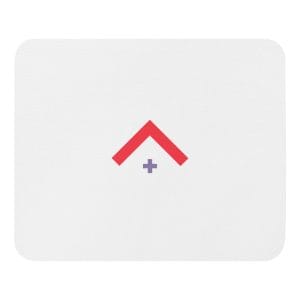 General All - Advocate Arrow White Mouse Pad