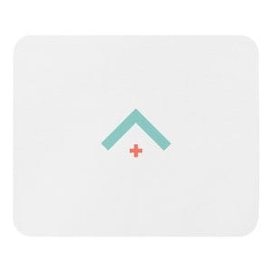 Ally - Advocate Arrow White Mouse Pad