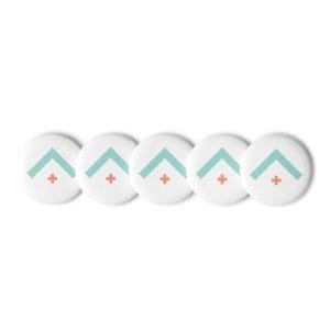 Ally - Advocate Arrow Set Of Pin Buttons