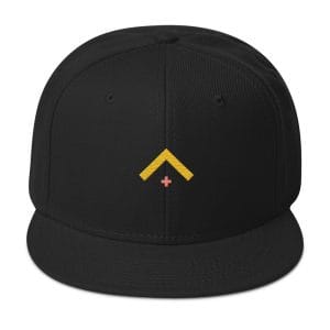 Caregiver - Advocate Arrow Embroidered Snapback Hat
