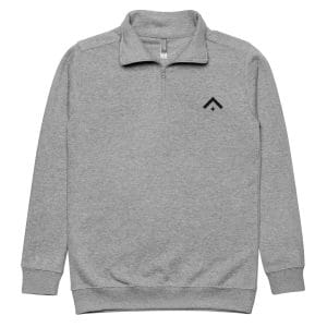 Black - Advocate Arrow Embroidered Fleece Pullover
