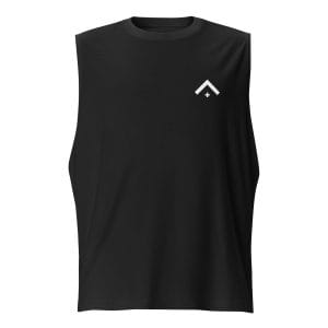 White - Advocate Arrow Muscle Tank