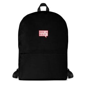 Rise & Rally Logo Embroidered Backpack