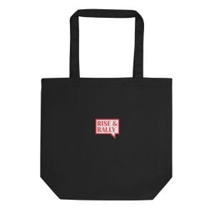 Rise & Rally Logo Embroidered Tote Bag
