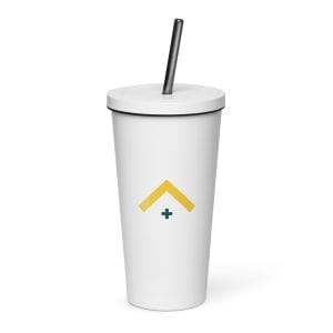 Advocate - Advocate Arrow Insulated Tumbler With A Straw