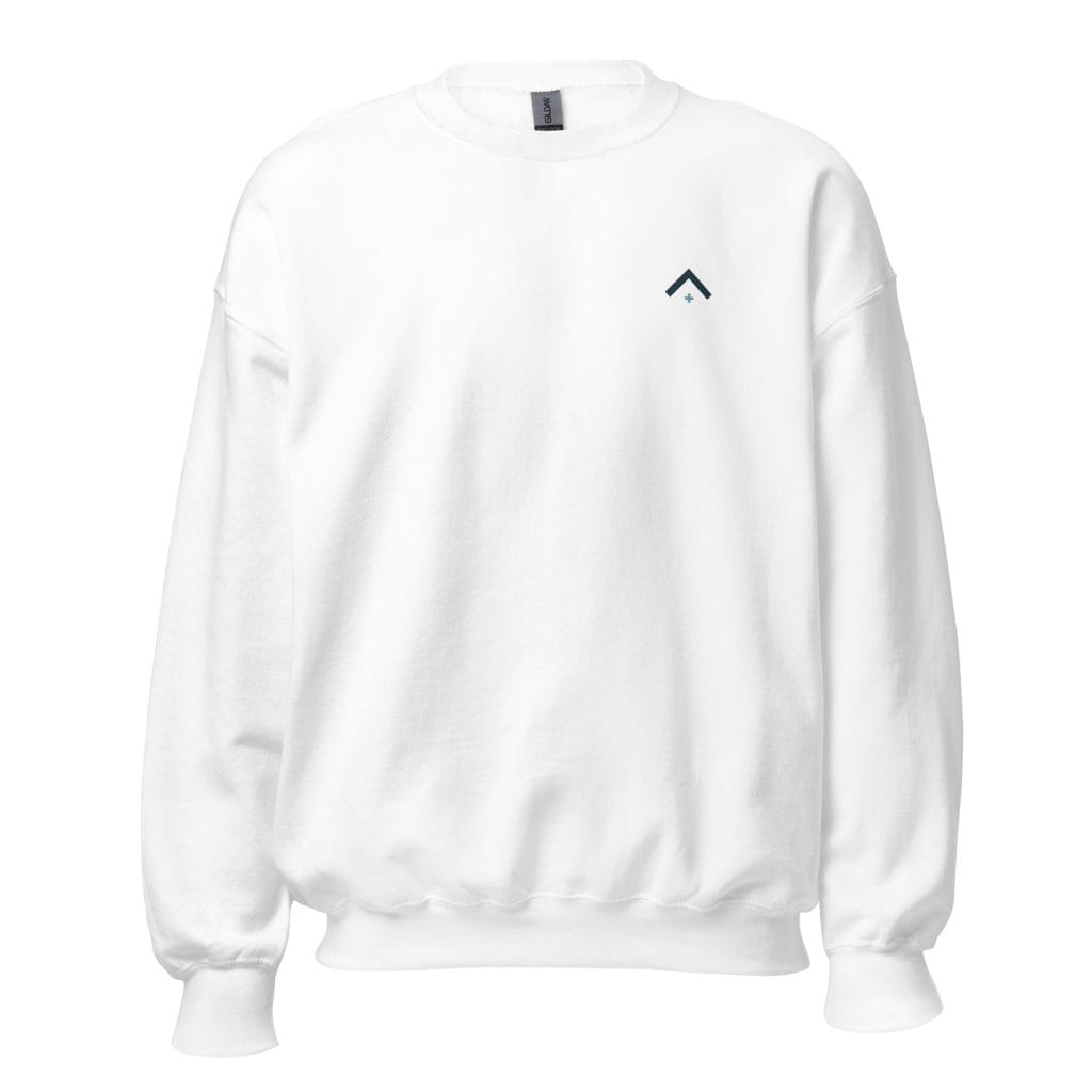 unisex-crew-neck-sweatshirt-white-front-667503937d778